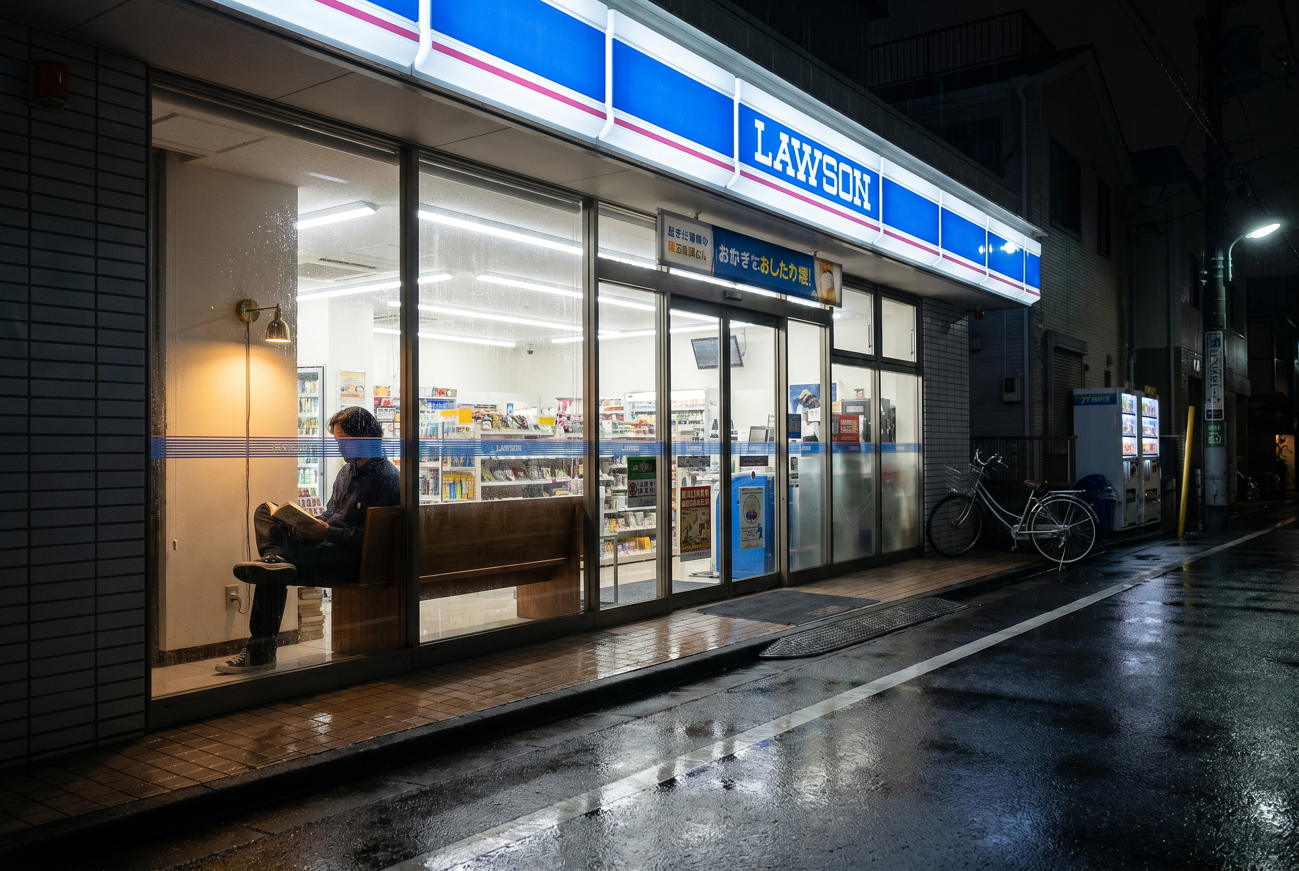 Lawson reading nook, Suginami, 2023
