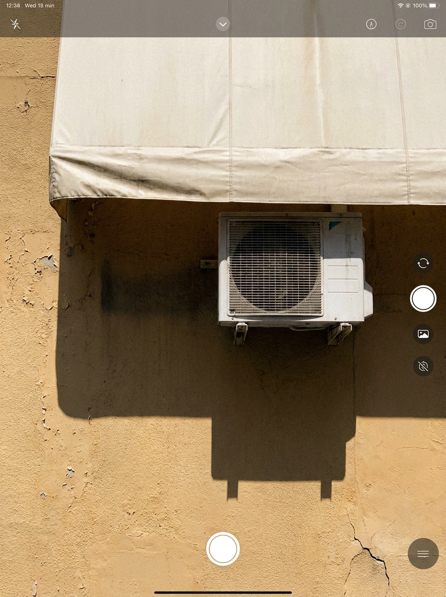 AC unit, soft upper edge
