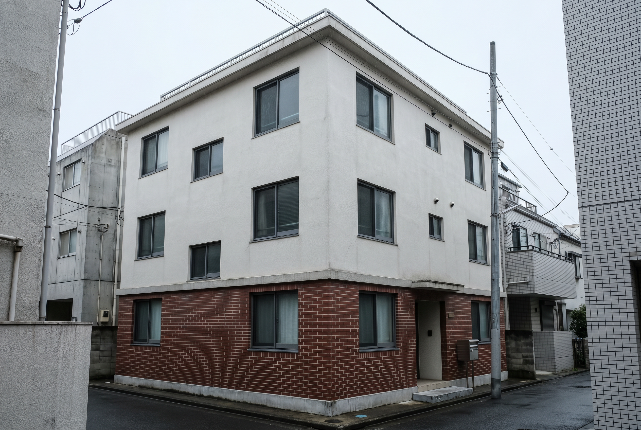 A brick base in Shimokita-Sued, 1962